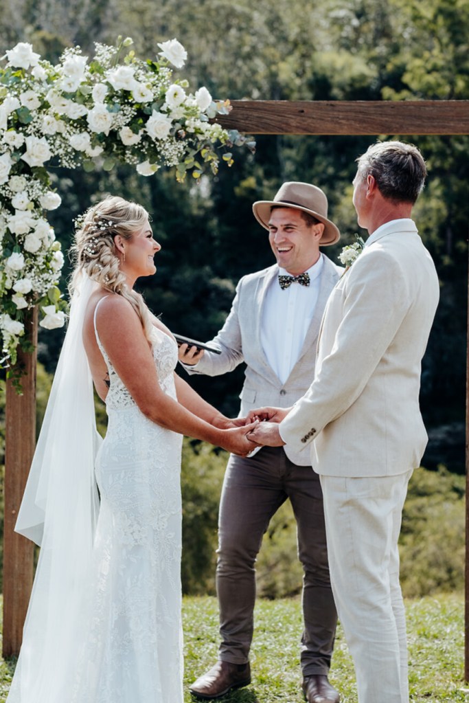 Chrystal + Joel getting married at the Gorge